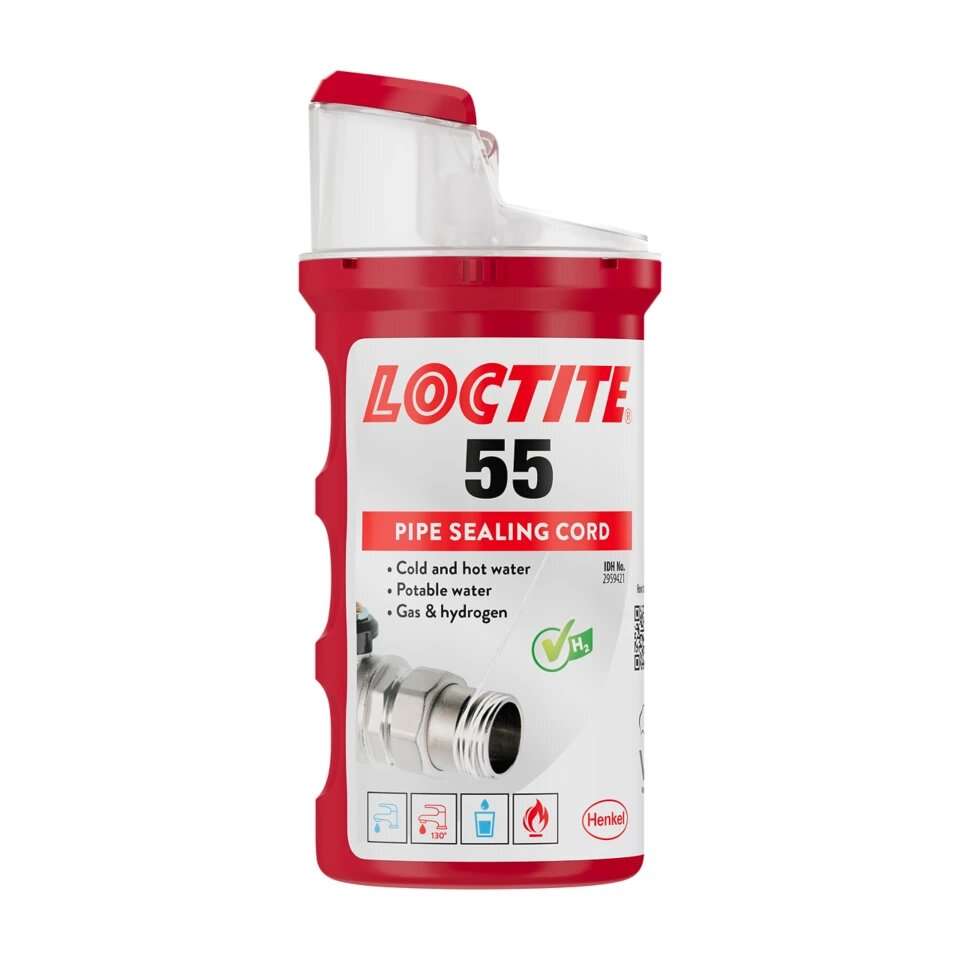 Hilo sellador de tuberías Henkel LOCTITE 55 con referencia 2056937 de la marca HENKEL