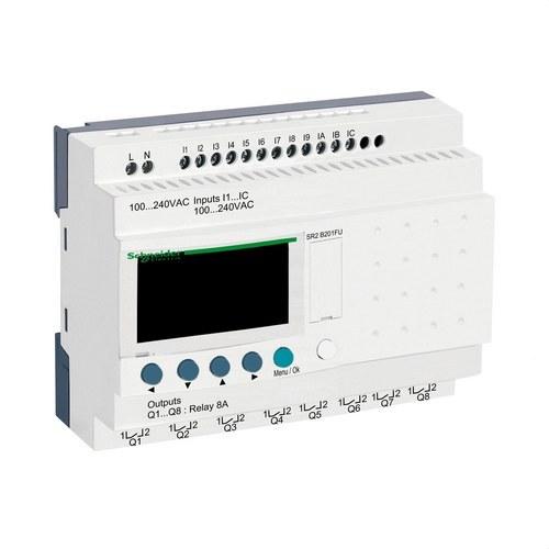 Relé programable ZELIO 100-240V E/S 20 CON VISOR con referencia SR2B201FU de la marca SCHNEIDER ELECTRIC