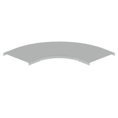 Tapa curva plana de 90º gris 200 U23X con referencia 66211 de la marca UNEX