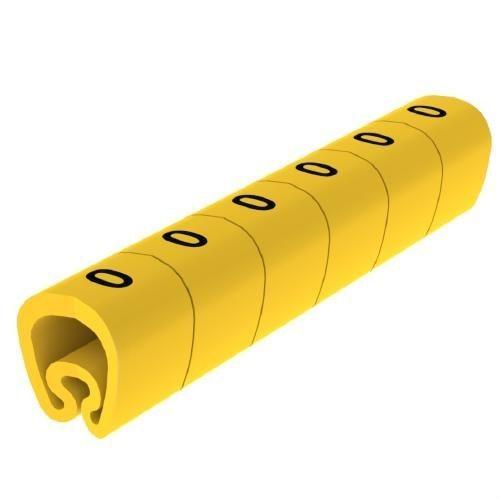Señalizadores precortados amarillos Ø18 PVC plastificados con referencia 1813-0 de la marca UNEX