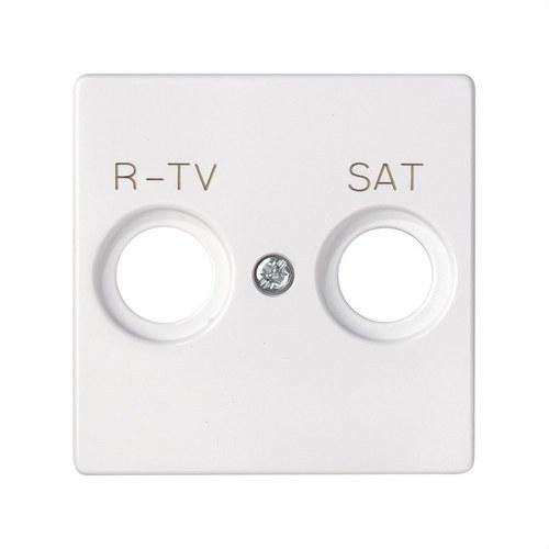 Placa para tomas inductivas de R-TV+SAT blanco Simon 82 con referencia 82097-30 de la marca SIMON