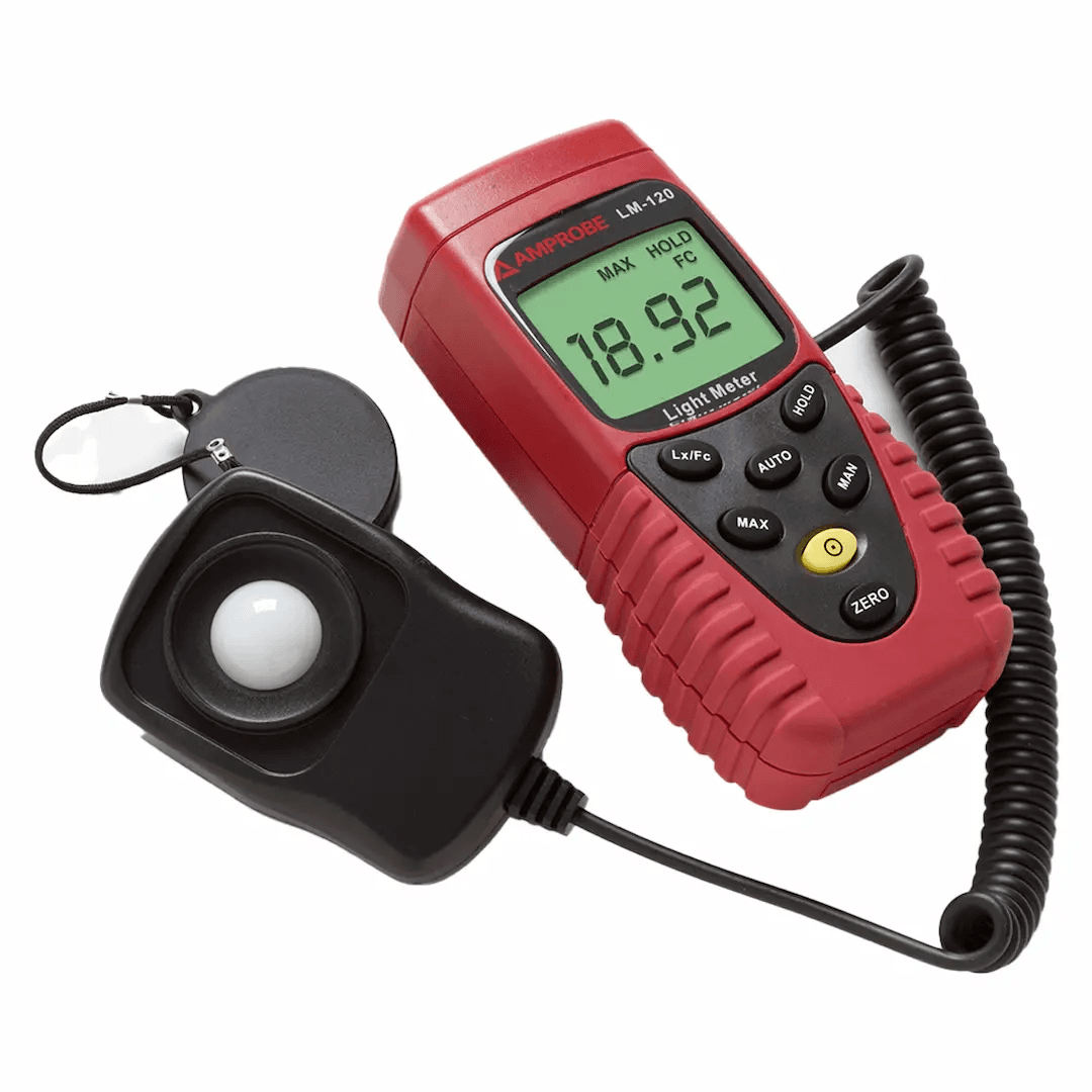 Luxómetro digital de rango automático y manual Fluke LM-120 con referencia 3052353 de la marca FLUKE