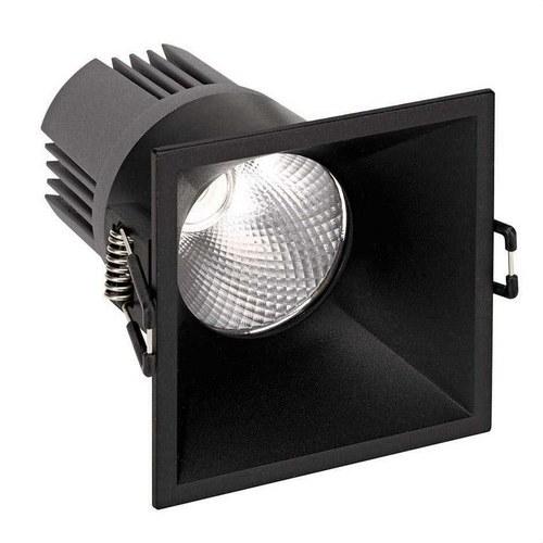 Downlight LED 703.22 Confort Cuadrado 3000K WIDE FLOOD negro con referencia 70322038-483 de la marca SIMON