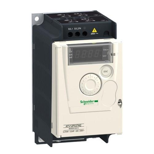 Variador de velocidad ALTIVAR-12 0,37KW 240V 1PH con referencia ATV12P037M2 de la marca SCHNEIDER ELECTRIC