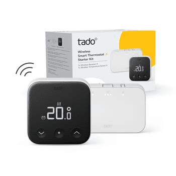 Termostato inteligente inalámbrico Tado X - Kit de inicio