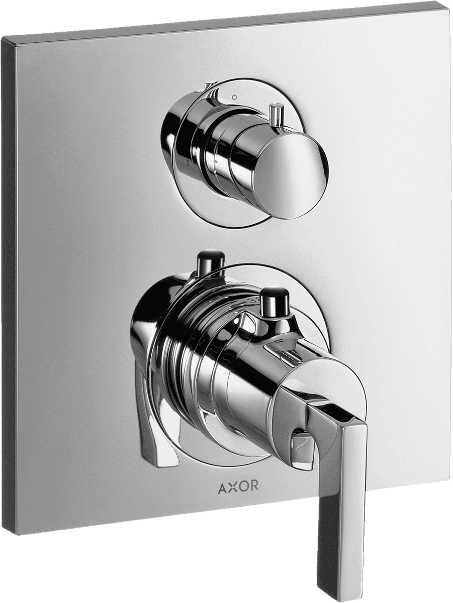 Grifo de ducha termostático empotrado AXOR Citterio cromo con referencia 39720000 de la marca HANSGROHE