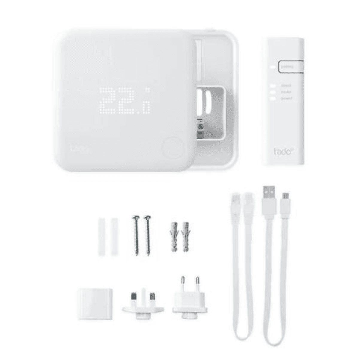 Kit de inicio termostato inteligente cableado TADO V3+ con WiFi y APP con referencia ST KIT V3+ de la marca TADO