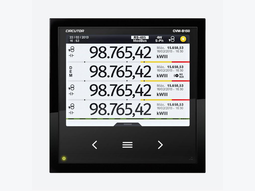 Analizador de redes trifásico panel display a color CVM-B150-ITF-485-ICT2 con referencia M56111. de la marca CIRCUTOR