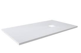 Plato de ducha de pizarra blanco 100x80cm con referencia 53004219 de la marca ACQUABELLA