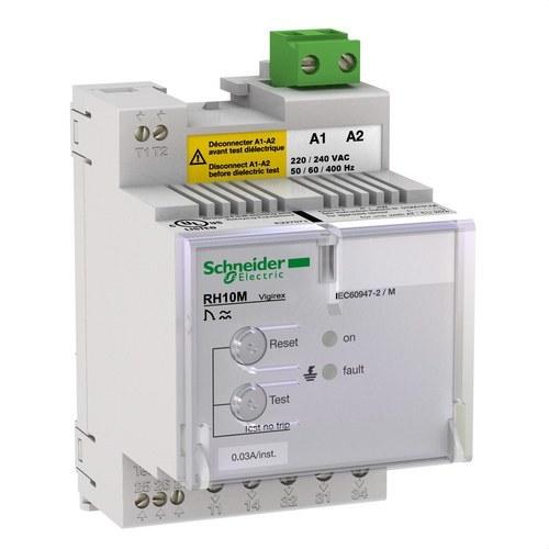 Relé diferencial RH10M 220-240V CA 0,03A con referencia 56130 de la marca SCHNEIDER ELECTRIC