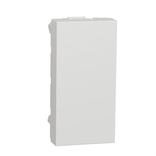 Tapa ciega de 1 módulo blanco polar New Unica con referencia NU986518 de la marca SCHNEIDER ELECTRIC