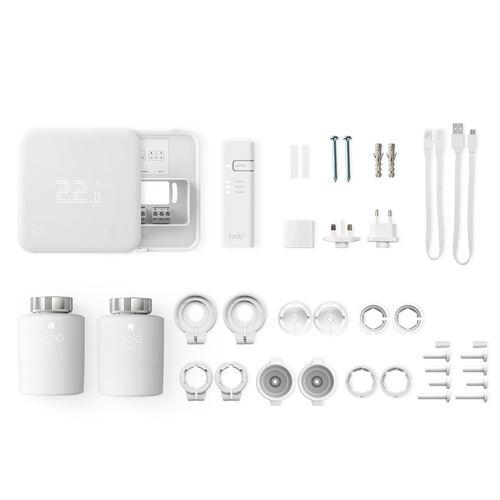 Kit de inicio termostato inteligente cableado TADO V3 + 2 cabezales termostáticos con referencia ST KIT SRT2 de la marca TADO