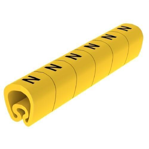 Señalizadores precortados amarillos Ø18 PVC plastificados con referencia 1813-N de la marca UNEX