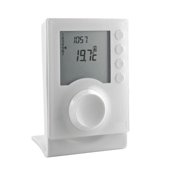 Termostato de ambiente inalámbrico Delta Dore Tybox 137+ con referencia 6053073 de la marca DELTA DORE