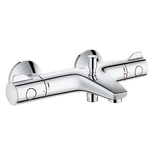 Grifo de ducha y bañera termostático 1/2" Grohe Grohtherm 800 cromo con referencia 34567000 de la marca GROHE