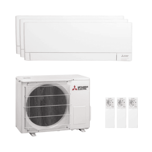 Aire acondicionado 3x1 con wifi y filtro PlasmaQuad+ Mitsubishi 3,5 kW 12000 BTU
