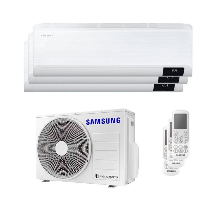 Aire acondicionado 3x1 con wifi Samsung WindFree Comfort 2,5 kW + 2,5 kW + 2,5 kW con referencia KITSAMWINDFREE09+09+09 de la marca SAMSUNG