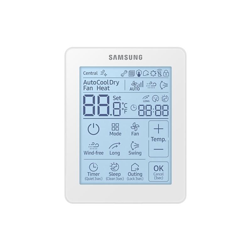 Controlador cableado táctil Samsung MWR-SH11N con referencia MWR-SH11N de la marca SAMSUNG