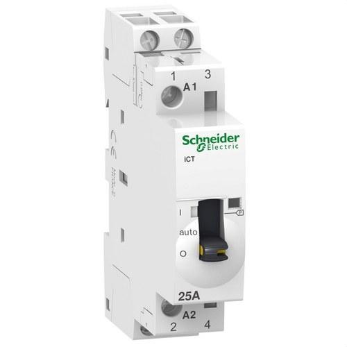 Contactor ICT 25A 2 NA 230/240V CA con referencia A9C21732 de la marca SCHNEIDER ELECTRIC