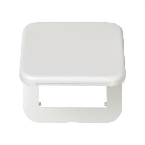 Tapa abatible con dispositivo de seguridad para la base de enchufe schuko blanco Simon 31 con referencia 31690-30 de la marca SIMON
