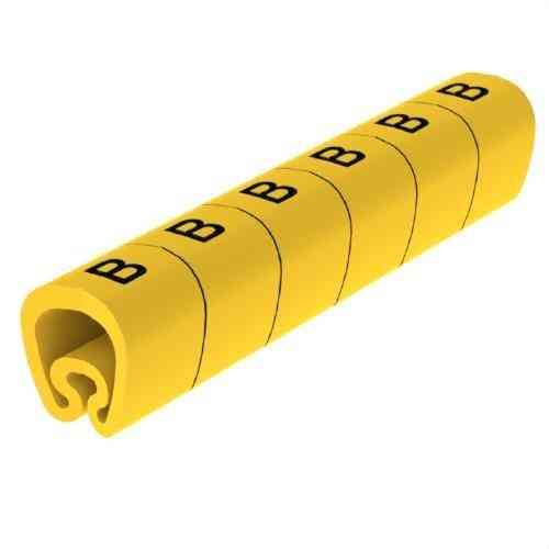 Señalizadores precortados amarillos Ø18 PVC plastificados con referencia 1813-B de la marca UNEX