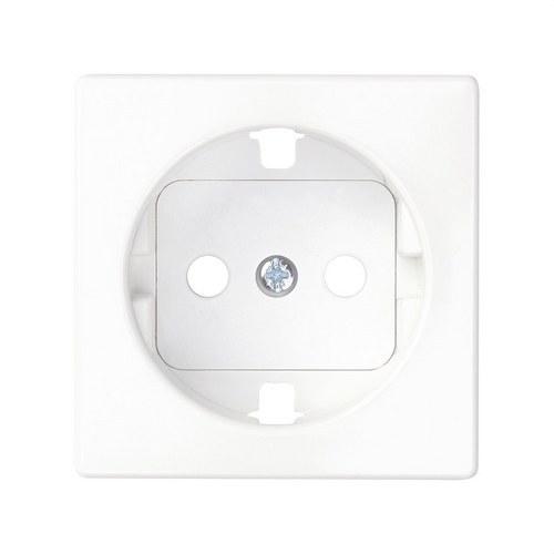 Tapa con dispositivo de seguridad para la base de enchufe schuko blanco Simon 82 con referencia 82041-30 de la marca SIMON