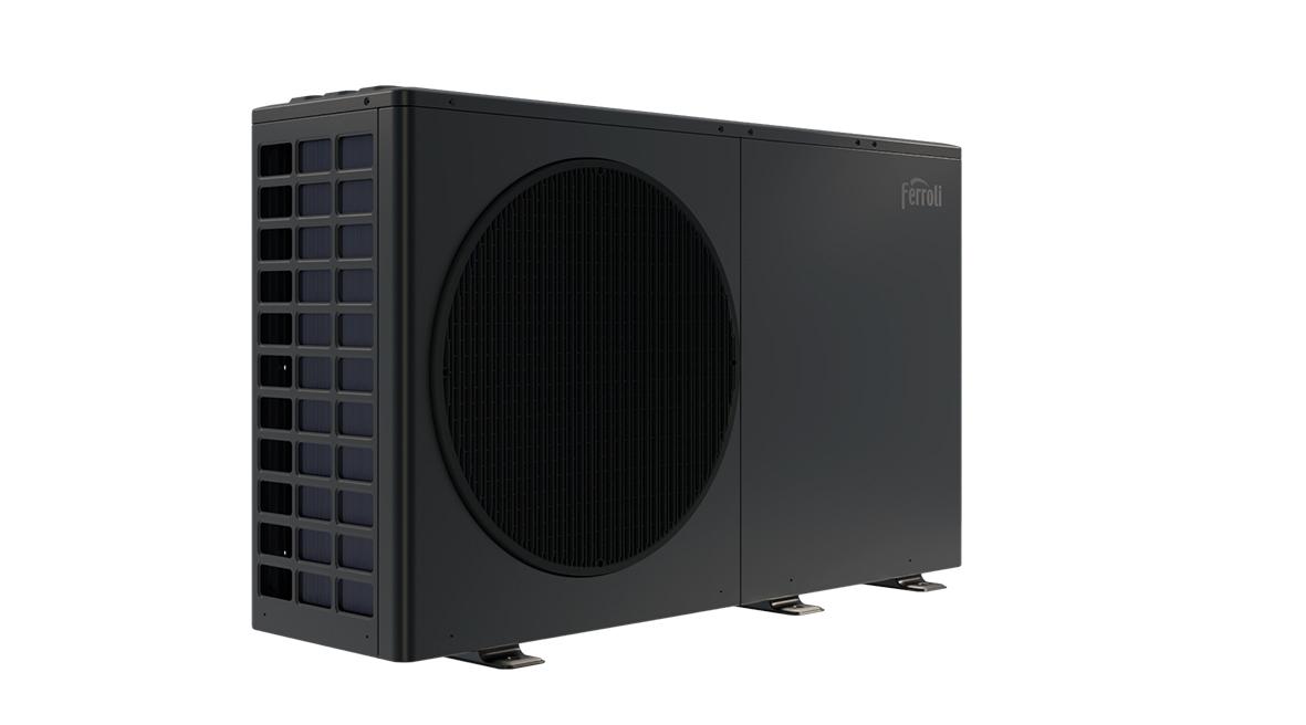 Bomba de calor aerotèrmia monobloc R290 Ferroli OMNIA Life M 14 kW amb comandament amb referència 4B4770149 de la marca FERROLI