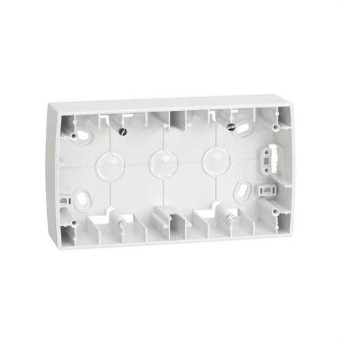 Caja de superficie alta para 2 elementos blanco Simon 82 con referencia 82761-30 de la marca SIMON