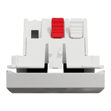 Interruptor de 2 módulos aluminio New Unica Studio con referencia NU320130 de la marca SCHNEIDER ELECTRIC