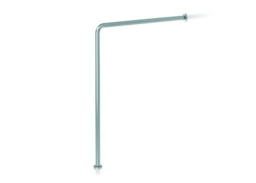 Barra de suport de 90º paret a terra acer blanc amb referència GW11 14 03 00 de la marca GENWEC
