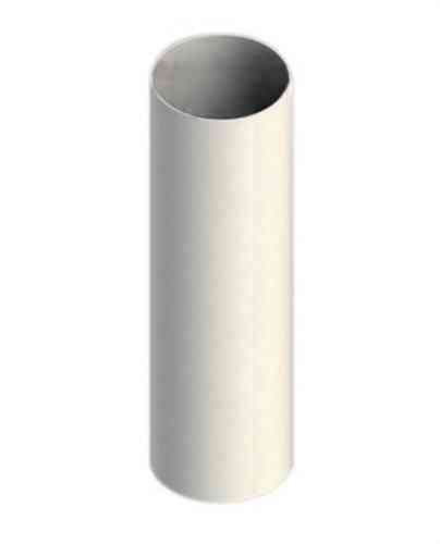 Tubo chimenea diámetro 110mm de 500mm macho-macho aluminio blanco con referencia 11-500-06MMP1 de la marca FIG
