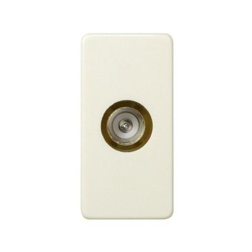 Toma TV simple de medio elemento marfil Simon 27 Play con referencia 27475-31 de la marca SIMON