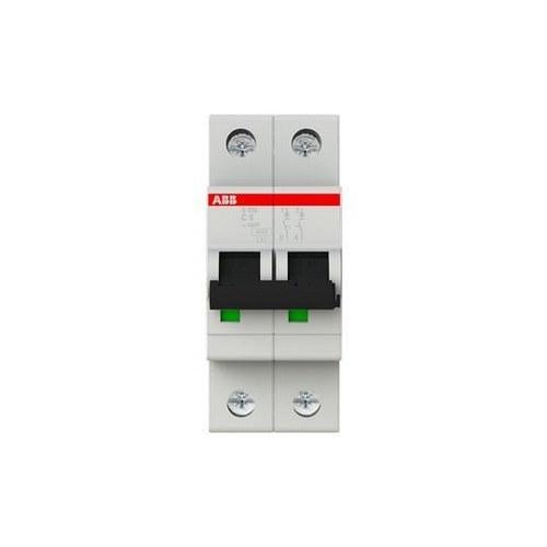 Magnetotèrmic S202-C6 2P 6A C 10kA amb referència 2CDS252001R0064 de la marca ABB