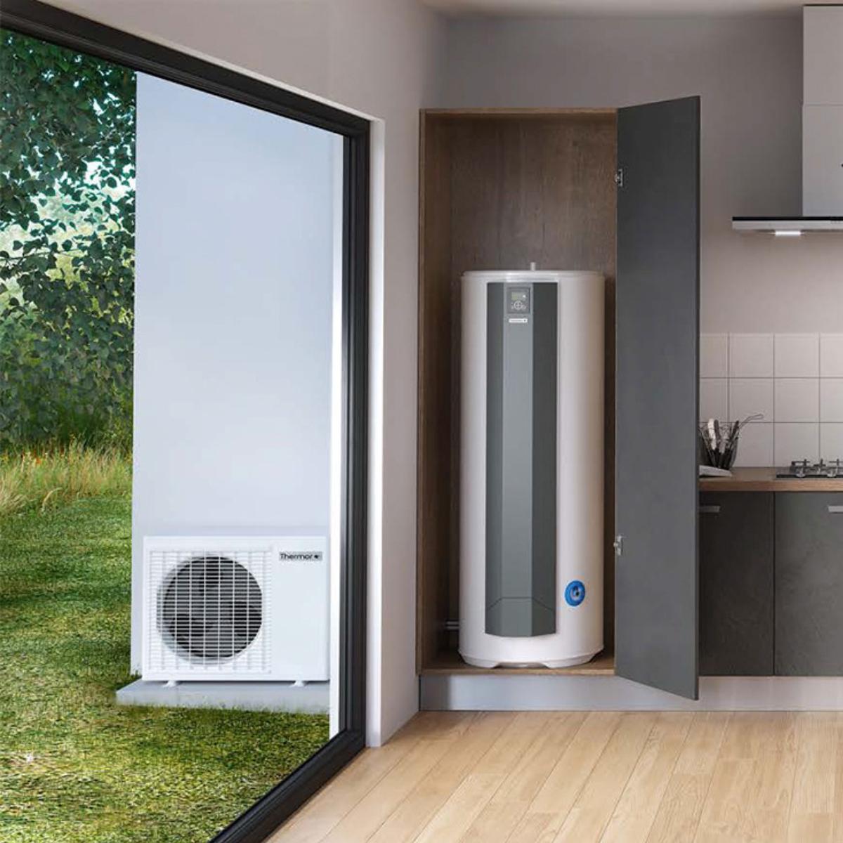 Bomba de calor para ACS Thermor Aéromax Split de 270 litros con referencia 602120 de la marca THERMOR