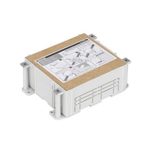 Cubeta de plástico para caja de suelo regulable de 4 elementos para instalación en suelo de pavimento Simon 500 Cima con referencia 52052102-035 de la marca SIMON