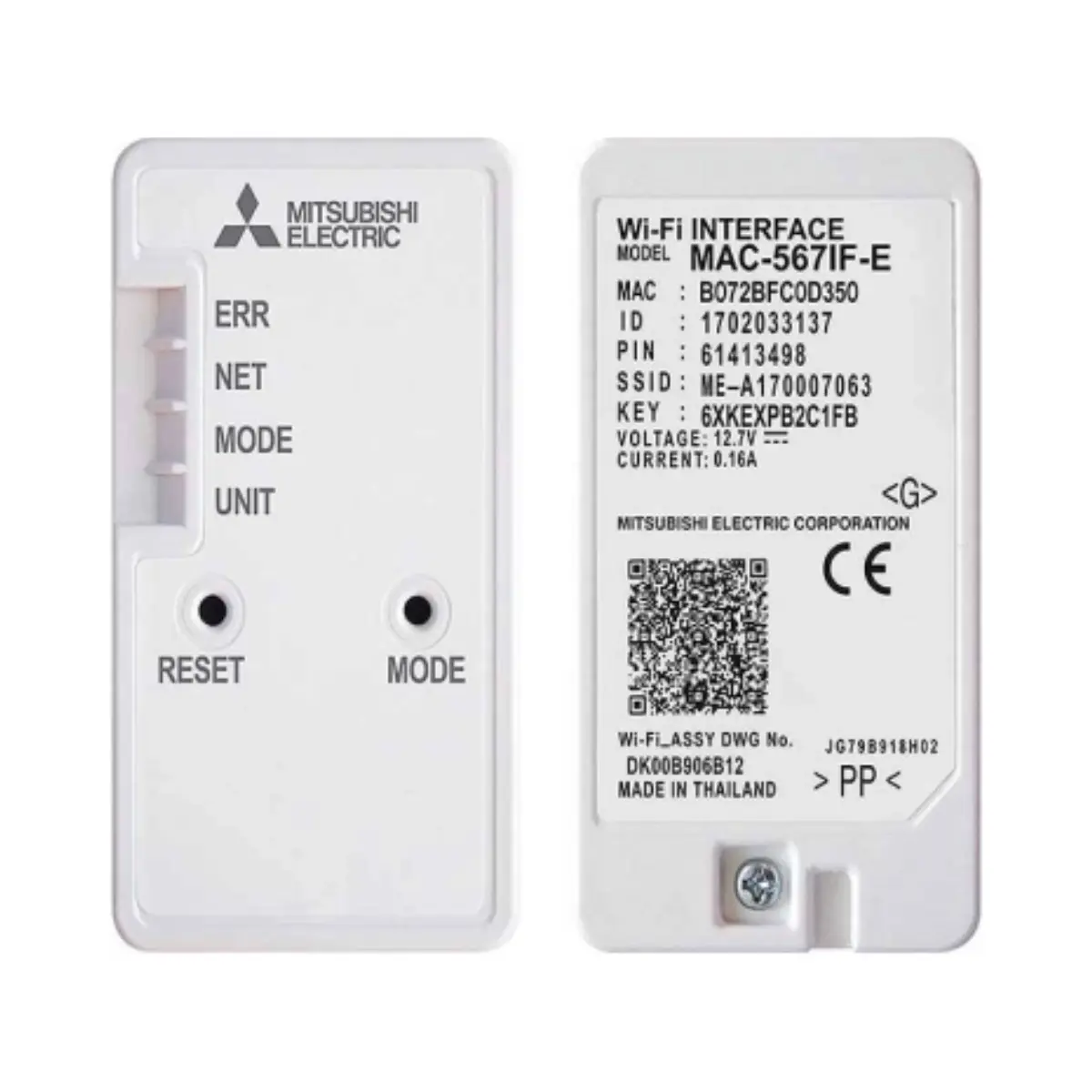 WiFi Controller for Mitsubishi Air Conditioner MAC-587IF with reference MAC-587IF-E from the brand MITSUBISHI