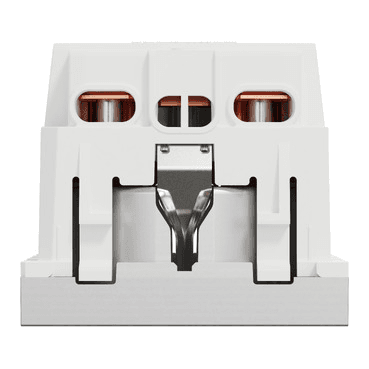 Base de enchufe schuko aluminio New Unica Studio con referencia NU303730 de la marca SCHNEIDER ELECTRIC