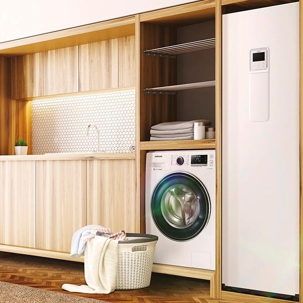 Hydrokit con depósito integrado Samsung ClimateHub Mono R32 hasta 16 kW 200 litros - Monofásica con referencia AE200RNWMEG/EU de la marca SAMSUNG