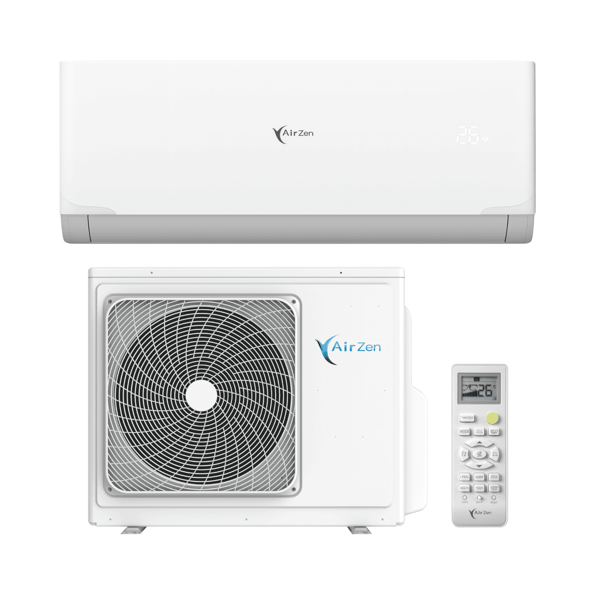 Aire condicionat amb wifi AirZen 6,0 kW 24000 BTU amb referència AZSP24 de la marca AIRZEN