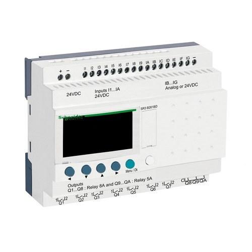 Relé programable modular Zelio Logic 26 entradas/salidas con referencia SR3B261BD de la marca SCHNEIDER ELECTRIC
