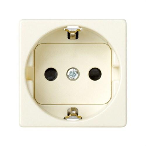 Base de enchufe schuko 16 A 250V con dispositivo de seguridad y embornamiento rápido marfil Simon 27 Play con referencia 27432-62 de la marca SIMON