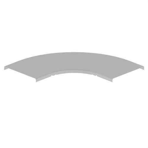 Tapa curva plana de 90º gris 200 U23X con referencia 66211 de la marca UNEX