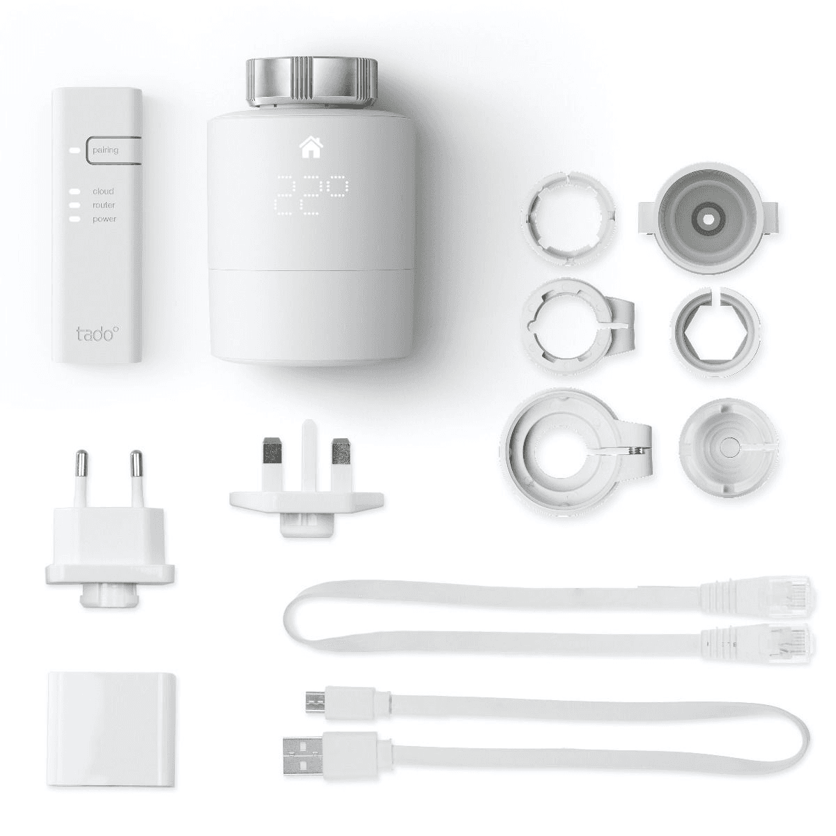 Capçal termostàtic intel·ligent TADOº V3+ - Kit d'inici amb referència SRT KIT V3+ de la marca TADOº