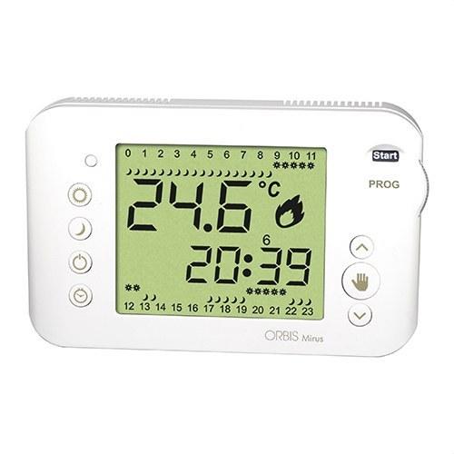 Cronotermòstat inalàmbric digital setmanal Orbis MIRUS blanc amb referència OB324700 de la marca ORBIS