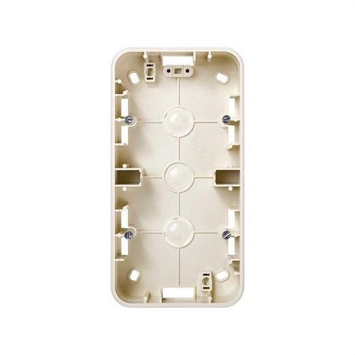 Caja de superficie alta para 2 elementos marfil Simon 75 con referencia 75761-31 de la marca SIMON