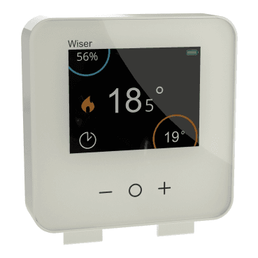 Termostato inteligente inalámbrico Schneider Electric Wiser con referencia CCTFR6400 de la marca SCHNEIDER ELECTRIC