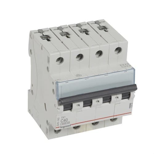Magnetotèrmic TX3 4P 40A Corba C Corba C 6kA amb referència 403630 de la marca LEGRAND
