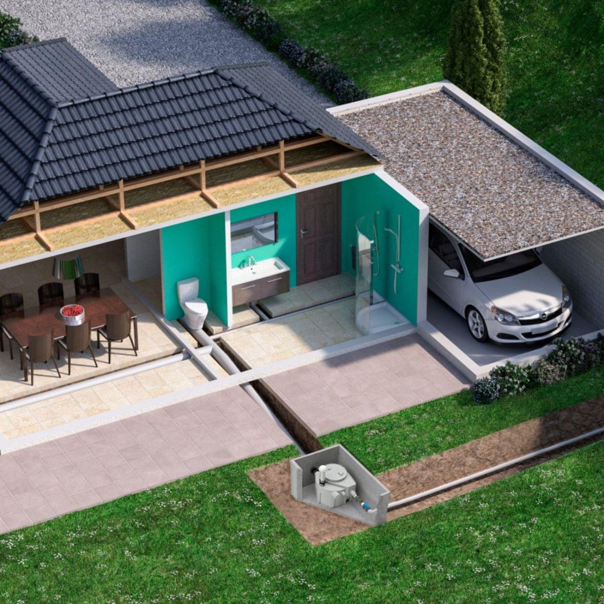 Estación de bombeo SFA Sanifos 110 - Versión trituradora con referencia 009FOS110TM de la marca SFA SANITRIT