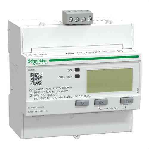 Medidor de energía trifásico iem3150 63 a clase 1 modbus con referencia A9MEM3150 de la marca SCHNEIDER ELECTRIC