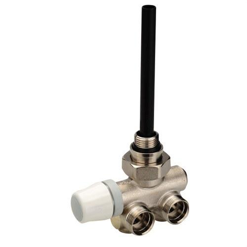 Vàlvula termostatitzable monotub per a tovalloler de paret capçal dret rosca mascle 1/2" amb referència 52310 de la marca ORKLI